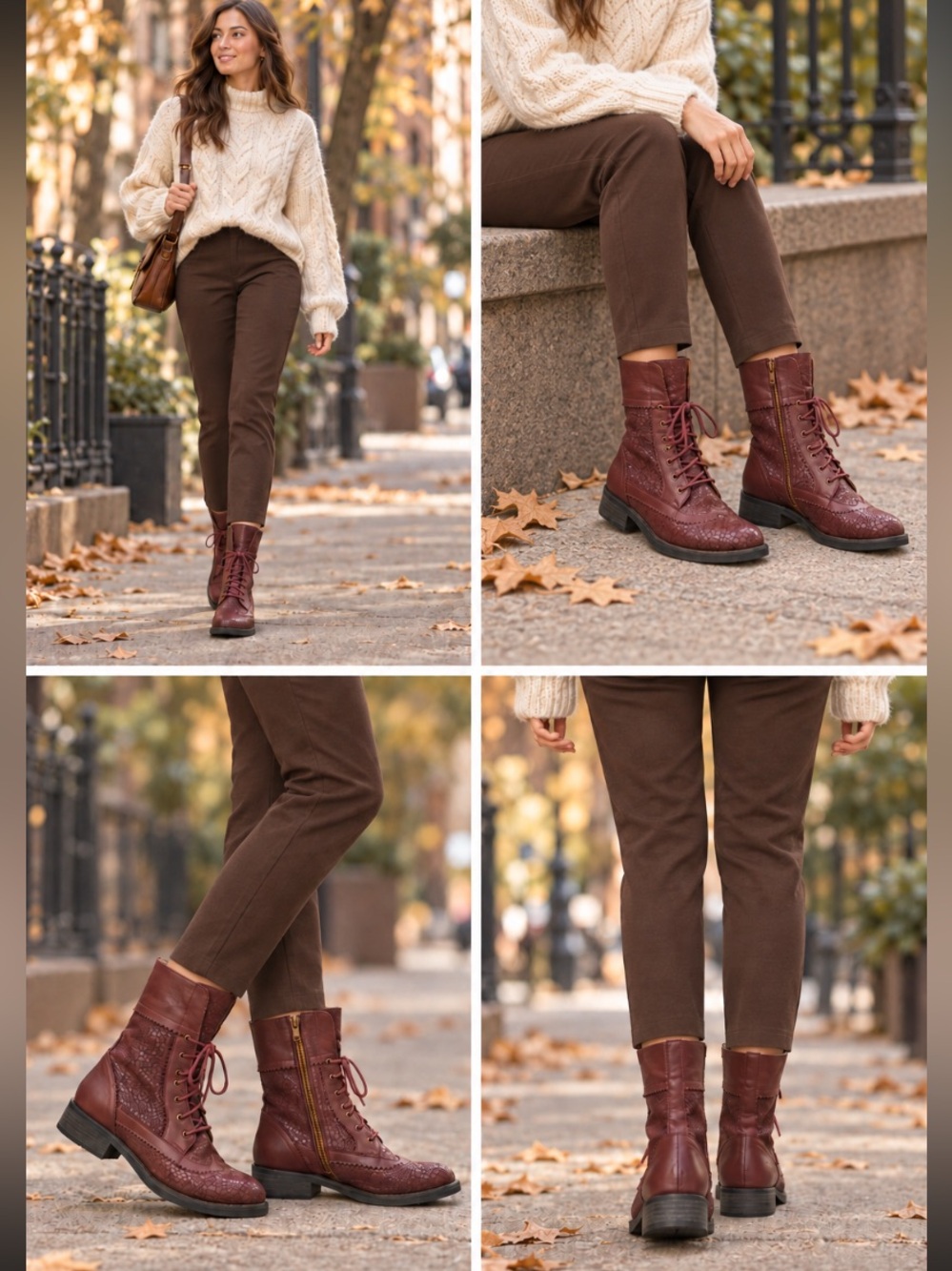 *Casta - Women’s mauve/pink Leather Boots